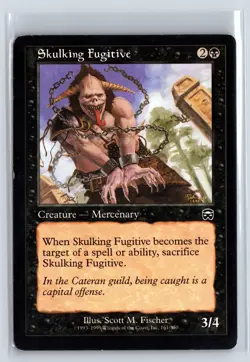 SKULKING FUGITIVE - MTG Magic the Gathering Card - Mercadian Masques - Common - Image 1
