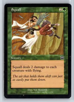 SQUALL - MTG Magic the Gathering Card - Mercadian Masques - Common - Image 1