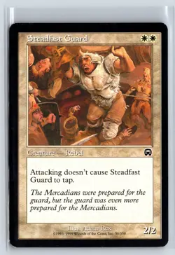 STEADFAST GUARD - MTG Magic the Gathering Card - Mercadian Masques - Common - Image 1