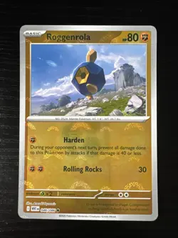 Roggenrola (Poke Ball Pattern) 046/086 Pokemon Common SV: White Flare Card NM - Image 1