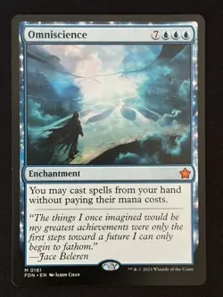1x MTG Omniscience - Foundations (FDN) #161 - Magic the Gathering - Image 1