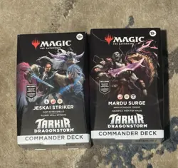 Magic the Gathering Commander Decks Tarkir Dragonstorm MTG Set of 2 - Image 1
