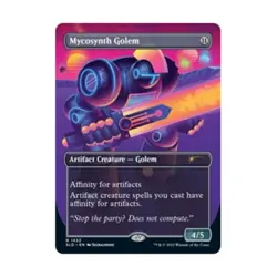 WOTC MtG Magic the Gathering Mycosynth Golem (R) NM - Image 1