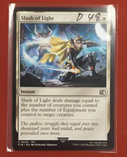 Slash of Light - Final Fantasy - NM-Mint - MTG C 0032 - Image 1