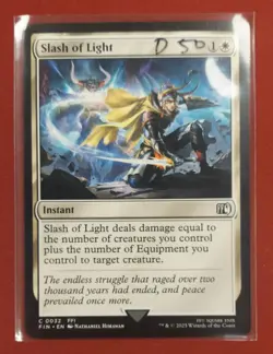Slash of Light - Final Fantasy - NM-Mint - MTG C 0032 - Image 1