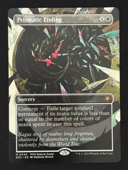 1x MTG Prismatic Ending (Borderless) - Special Guests (SPG) (MH3) #40 - Magic - Image 1