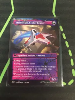 MTG Magic The Gathering Starscream, Power Hungry BOT Mythic Transformers SG - Image 2