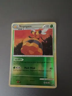 Vespiquen 23/90 Reverse Holo Rare HGSS Undaunted Pokemon TCG - Image 1