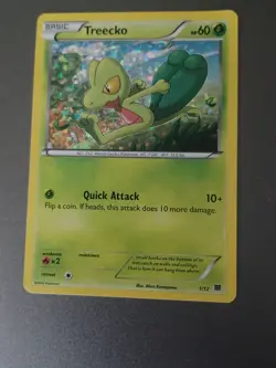McDonald's Treecko Holo Card 1/12 Pokemon Promo TCG 2015 - Image 1