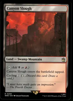 4x Canyon Slough - Universes Beyond: Doctor Who - NM - MTG - Image 1