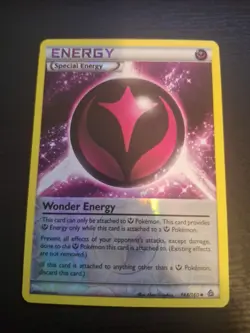 Pokemon TCG Wonder Energy 144/160 Uncommon Card XY Primal Clash. Reverse Holo - Image 1