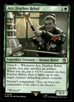4x Ace, Fearless Rebel - Universes Beyond: Doctor Who - NM - MTG - Image 1