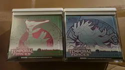 Pokemon Center Elite Trainer Box Temporal Forces set of 2 w/ cases - Image 1