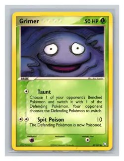 Grimer #56/109 Team Rocket Returns Pokemon Trading Card TCG Nintendo 2004 - Image 1