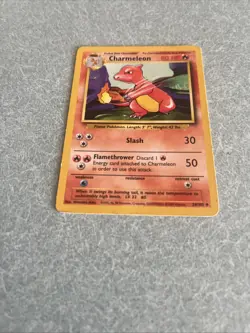 Pokemon Cards: Base Set 1st Edition Uncommon: Charmeleon 24/102 - Image 1