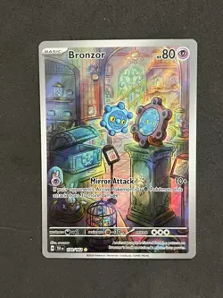 Bronzor Illustration Rare 170/162 Pokemon Temporal Forces English IR - Image 1