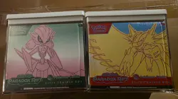 Pokemon Center Elite Trainer Box Paradox Rift set of 2 w/ cases - Image 1