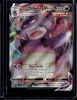 Galarian Slowking VMAX 100/198 Ultra Rare Holo Chilling Reign Pokemon - Image 1