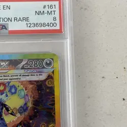 2025 POKEMON PRE EN-PRISMATIC EVOLUTIONS ILLUSTRATION RARE UMBREON EX #161 PSA 8 - Image 4
