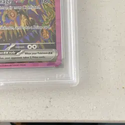 2025 POKEMON PRE EN-PRISMATIC EVOLUTIONS ILLUSTRATION RARE UMBREON EX #161 PSA 8 - Image 5