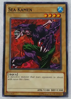 Yugioh 1x Sea Kamen AP06-EN014 Common Short Print Unlimited Edition Near Mint - Image 2