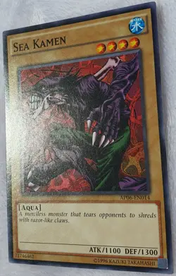 Yugioh 1x Sea Kamen AP06-EN014 Common Short Print Unlimited Edition Near Mint - Image 4