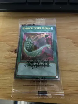 harpie’s feather duster sealed yugioh promo early days - Image 1
