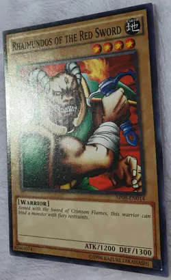 Yugioh 1x Rhaimundos of the Red Sword AP08-EN014 Common Short Print Unlimited NM - Image 4