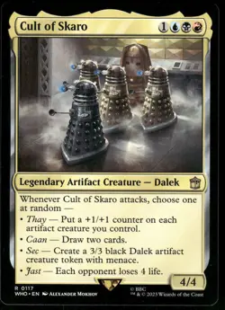 4x Cult of Skaro - Universes Beyond: Doctor Who - NM - MTG - Image 1