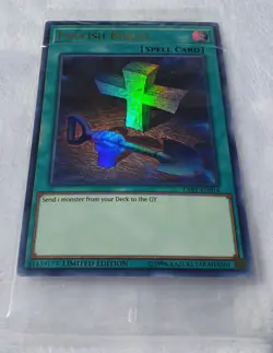 Yugioh 1x Foolish Burial LART-EN016 Ultra Rare Limited Ed Lost Art Promo Sealed - Image 5