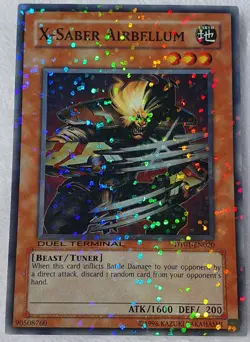 Yugioh 1x X-Saber Airbellum DT01-EN020 Super Rare Duel Terminal Near Mint - Image 5