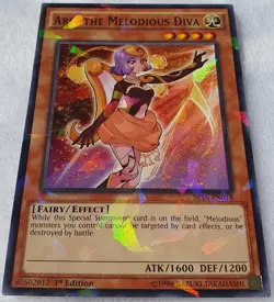 Yugioh 1x Aria the Melodious Diva SP15-EN018 Shatterfoil 1st Edition NM - Image 3