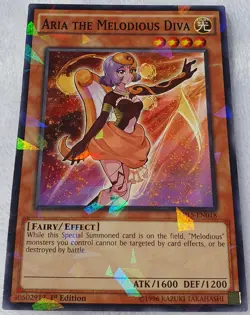 Yugioh 1x Aria the Melodious Diva SP15-EN018 Shatterfoil 1st Edition NM - Image 4
