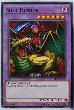 Yugioh 1x Soul Hunter AP07-EN021 Common Short Print Near Mint - Image 3