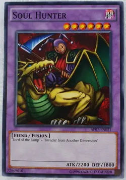 Yugioh 1x Soul Hunter AP07-EN021 Common Short Print Near Mint - Image 5