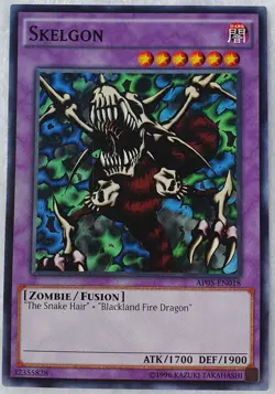 Yugioh 1x Skelgon AP05-EN018 Common Short Print Unlimited Edition Near Mint - Image 1