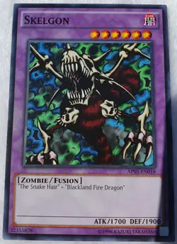 Yugioh 1x Skelgon AP05-EN018 Common Short Print Unlimited Edition Near Mint - Image 2
