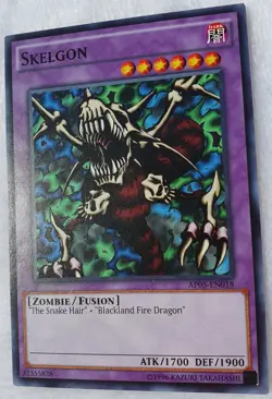 Yugioh 1x Skelgon AP05-EN018 Common Short Print Unlimited Edition Near Mint - Image 3