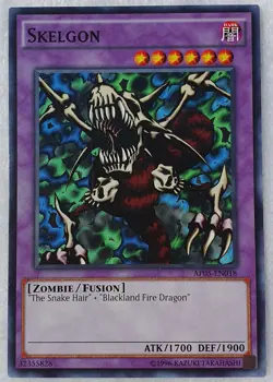 Yugioh 1x Skelgon AP05-EN018 Common Short Print Unlimited Edition Near Mint - Image 4