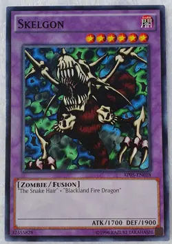 Yugioh 1x Skelgon AP05-EN018 Common Short Print Unlimited Edition Near Mint - Image 5
