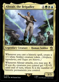 4x Alistair, the Brigadier - Universes Beyond: Doctor Who - NM - MTG - Image 1