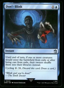 4x Don't Blink - Universes Beyond: Doctor Who - NM - MTG - Image 1