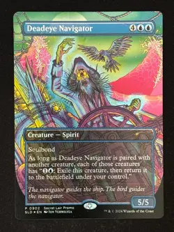 1x MTG Deadeye Navigator (Rainbow Foil) - Secret Lair Drop Series (SLD) #902 - Image 1