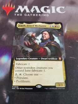 MTG. Cayth, Famed Mechanist. Borderless. Modern Horizons 3. Pack Fresh - Image 1