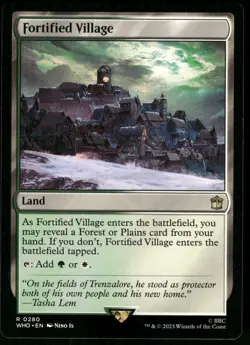 4x Fortified Village - Universes Beyond: Doctor Who - NM - MTG - Image 1