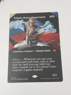 Taigam, Master Opportunist (Borderless) Tarkir: Dragonstorm Regular - Image 1
