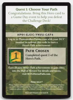 MTG The Philosopher S Hero's Path Promos 1b LP - Image 2