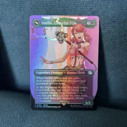 MTG Final Fantasy Vanille Cheerful I'Cie - Borderless FOIL - Pack Fresh 💎 - Image 1