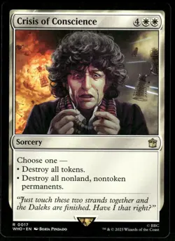 4x Crisis of Conscience - Universes Beyond: Doctor Who - NM - MTG - Image 1
