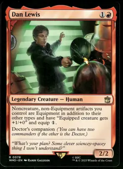 4x Dan Lewis - Universes Beyond: Doctor Who - NM - MTG - Image 1